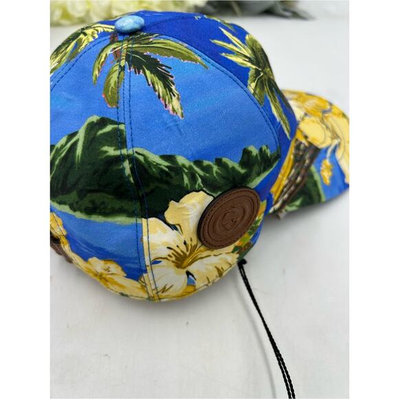 Unisex Gucci, Hawaii print baseball cap size small adjustable made in Italy main image 7